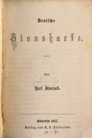 Deutsche Sionsharfe