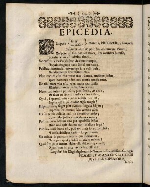 44-100, Epicedia.
