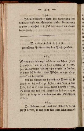 Bemerkungen zur nähern Erläuterung des Vorstehenden
