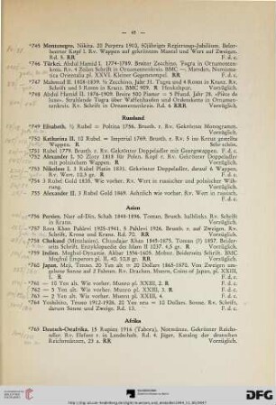 Asien (Nr. 756-764)