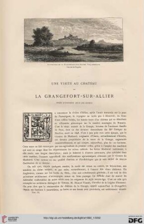 6: Une visite au chateau de la Grangefort-sur-Allier près d'Issoire (Puy-de-Dome)