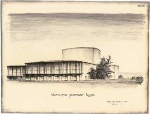 Staatstheater Kassel: Platzansicht 1:100