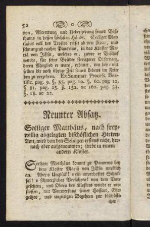 D2v-D8v, Neunter - Zehenter Absatz