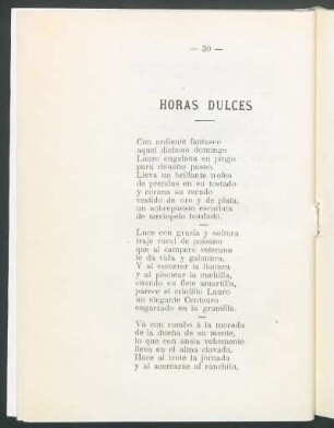 Horas dulces