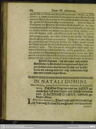 In Natali Domini
