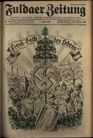 Ausgabe vom Freitag, den 01. Mai 1936.