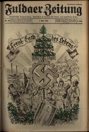 Ausgabe vom Freitag, den 01. Mai 1936.