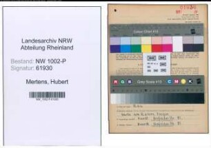 Entnazifizierung Hubert Mertens , geb. 04.01.1921 (Polizeibeamter)