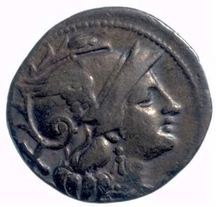 Münze, Denar, 207 v. Chr.