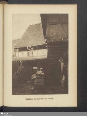 Goethes Stammhaus in Artern
