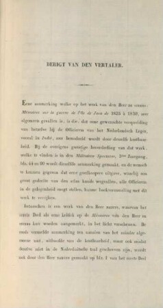 Berigt van den vertaler