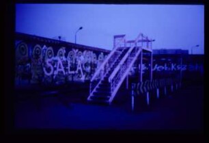 Diapositiv: Alfred-Döblin-Platz, November 1989