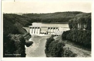 Kriebstein. Talsperre, Sperrmauer