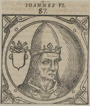 Bildnis von Papst Ioannes VI.