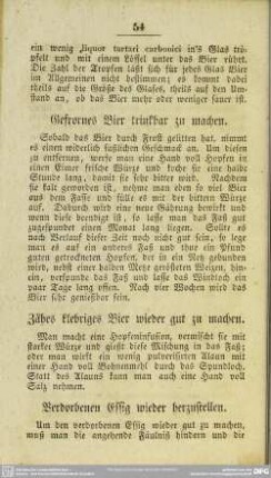 Gefrornes Bier trinkbar zu machen