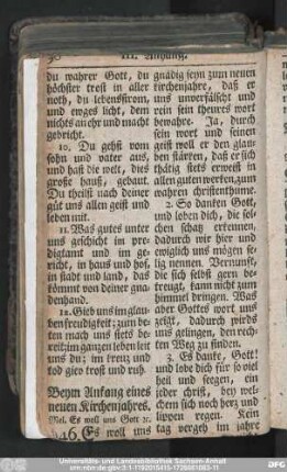 Beym Anfang eines neuen Kirchenjahres.