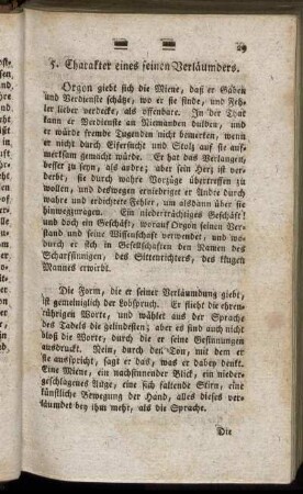 5. Charakter eines feinen Verläumders – 6. Der falsche Schamhafte [...]
