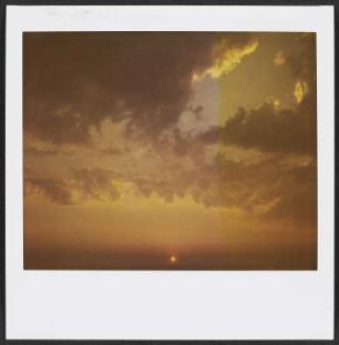 Sonnenuntergang über Mahlberg
