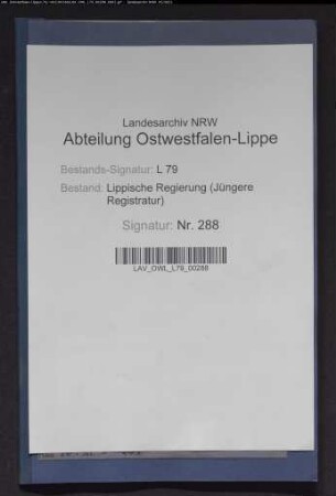 Rekurse in Ablösungssachen: Stadt Blomberg