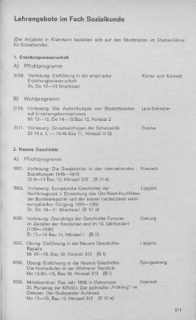 Sozialkunde