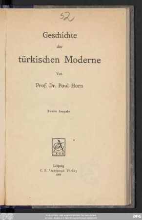 Geschichte der türkischen Moderne
