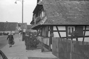 Fachwerkhäuser in der Litzenhardtstraße in Bulach.