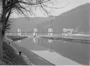 Staustufe Guttenbach, oberer Vorhafen