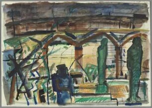 Plastiken in der Ruine I (Memleben)