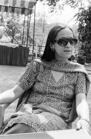 Portrait von Anupama Pammibahl im Golf-Club in Neu-Delhi