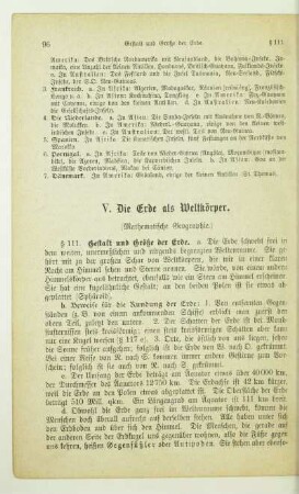 V. Die Erde als Weltkörper