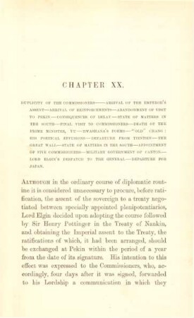Chapter XX. Duplicity of the commissioners ...