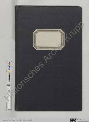 Hauptbuch betr. Geldverkehr, Bd. 2: 1843-1855