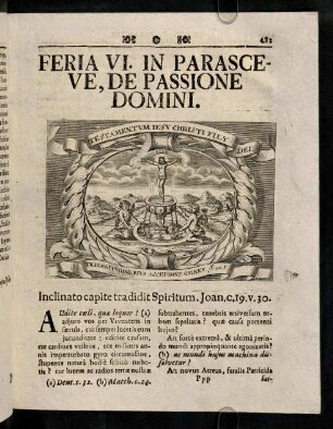 483-500, Feria VI. In Parasceve, De Passione Domini.