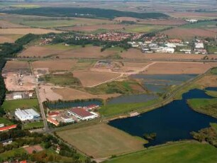 Ohrdruf : BAB A 4, Schwabhausen, Gewerbegebiet Günthersleben-Wechmar