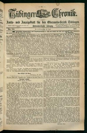 15. Juli (Nro. 150) - 19. Juli (Nro. 154)