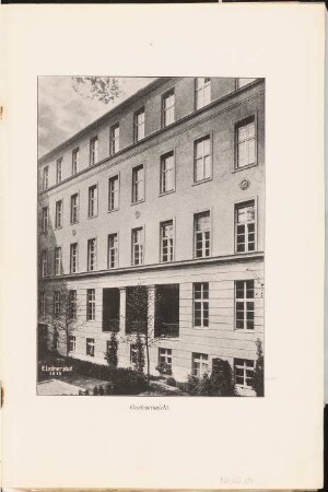 Langenbeck-Virchow-Haus, Berlin: Ansicht von der Gartenseite