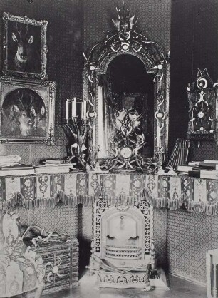 Rehefeld, königliches Jagdschloss, Inneres, Rauchzimmer