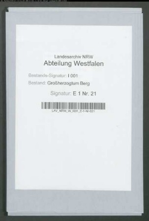 Eintragungsgesuche abgelegter Kapitalien