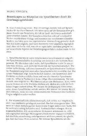 Bemerkungen zur Rezeption von Sprachbüchern durch die Genehmigungsbehörden