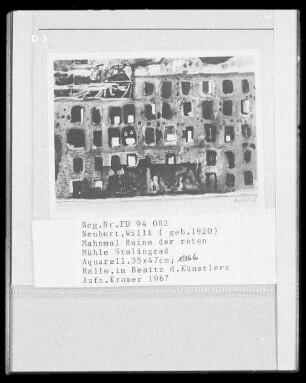 Mahnmal der roten Mühle Stalingrad