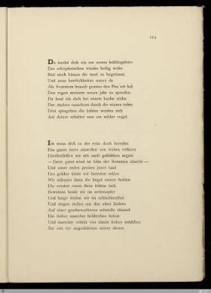 Ich muss dich zu der reise doch bereden