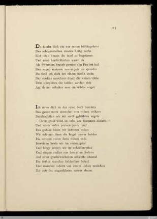 Ich muss dich zu der reise doch bereden