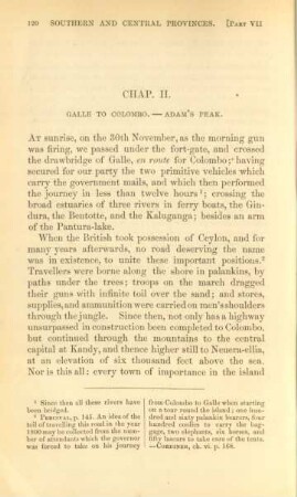 Chap. II. Galle to Colombo. - Adam's peak