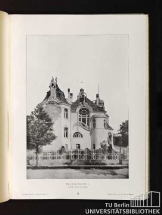 52. Villa in Dresden, Karcher-Allee 11. Architekt: Heino Otto, daselbst.