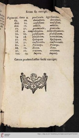 Errata sic corrige