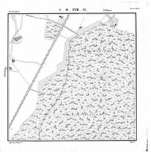 Kartenblatt SO LVII 61 Stand 1825
