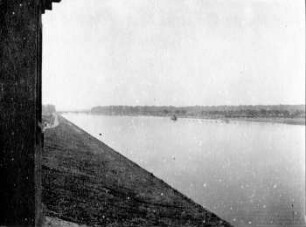 Leipzig: Mittleres Elsterbecken v. Zeppelinbrücke aus