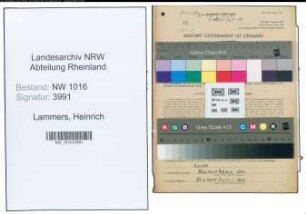 Entnazifizierung Heinrich Lammers , geb. 21.01.1904 ()