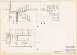 Evangelisches Gemeindezentrum Altstadtgemeinde, Bad Oeynhausen: Treppendetail 1:20