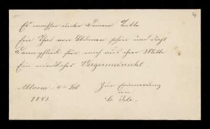 (Altona, 4.2.1851) L. Ide